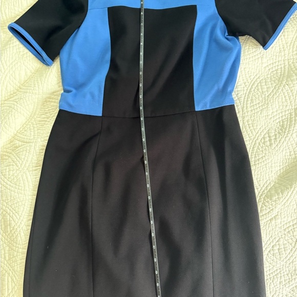 Tibi Blue and Black Colorblock Dress Size 10 NWT - Picture 5 of 8